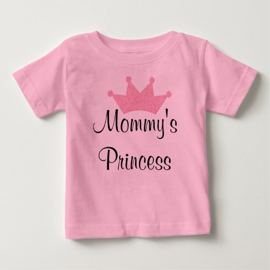 Mommy's Prinzessin Baby T-shirt (Vorderseite)