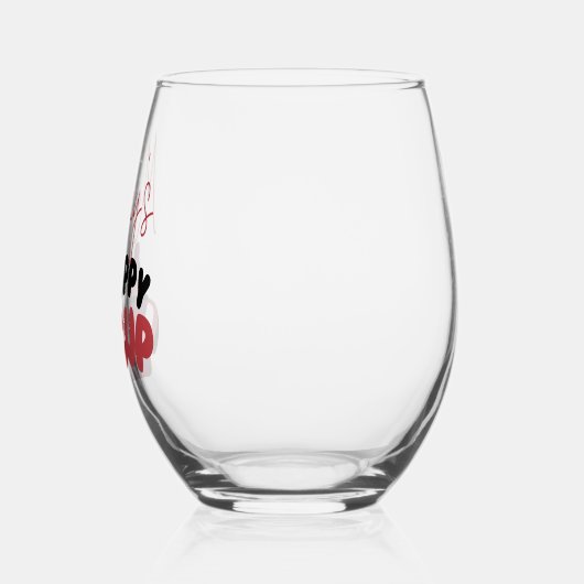 Mommy's Sippy Cup Funny Stemless Wein Glas (Links)