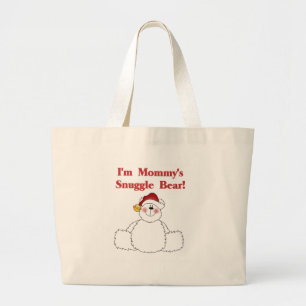 Mommy's Snuggle Bären T - Shirt und Geschenke Jumbo Stoffbeutel