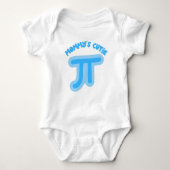Mommy's Süsse Pi - Niedlich Pie Day Baby Bodysuit Baby Strampler (Vorderseite)