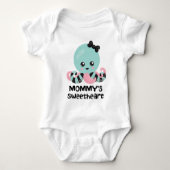 Mommy's Sweetheart Kawaii Octopus Baby Strampler (Vorderseite)