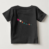 Mommy's Valentine Baby T-shirt (Rückseite)