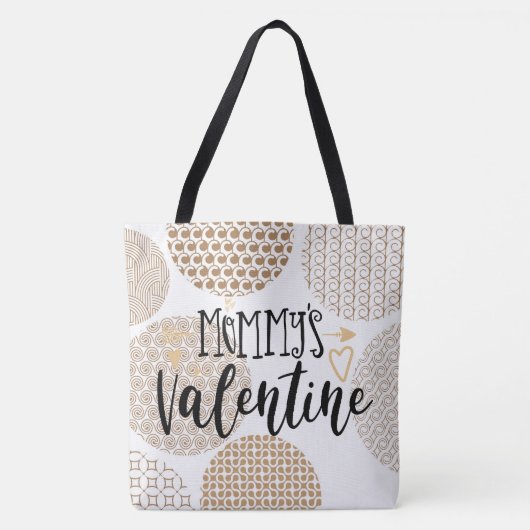 Mommys Valentine Designer-Tasche Tasche (Vorderseite)