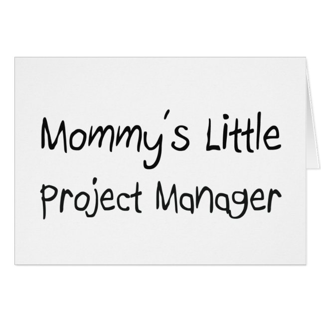 Mommys wenig Projektleiter (Vorderseite (Horizontal))
