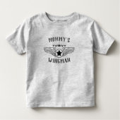 Mommy's Wingman Lightning and Wings KC-135 Kleinkind T-shirt (Vorderseite)