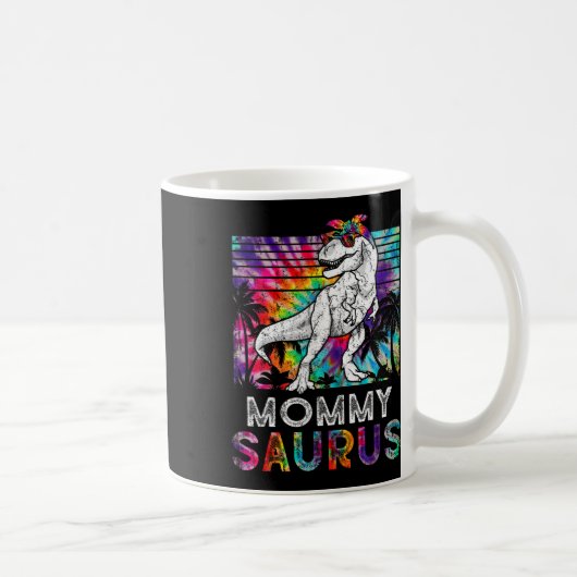 Mommysaurus Dinosaur Mutter Saurus Familie passend Kaffeetasse (Rechts)