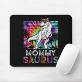 Mommysaurus Dinosaur Mutter Saurus Familie passend Mousepad (Mit Mouse)