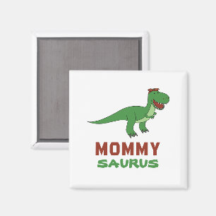 Mommysaurus Dinosaur T-Rex Dino Mama Muttertag Magnet