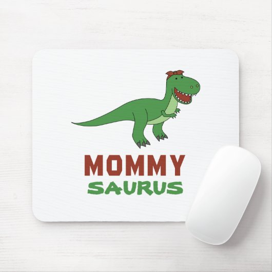 Mommysaurus Dinosaur T-Rex Dino Mama Muttertag Mousepad (Mit Mouse)