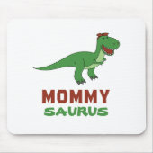 Mommysaurus Dinosaur T-Rex Dino Mama Muttertag Mousepad (Vorne)