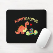 Mommysaurus-Puzzle-Dinosaur Dino Autismus-Bewussts Mousepad (Mit Mouse)