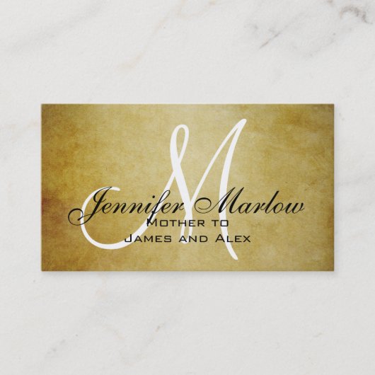 MOMO-Aufrufkarte für Vintages Papier Telefonnummerkarte (Vorderseite)