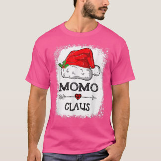 Momo Claus Christmas Light Pajama Familie Matching T-Shirt