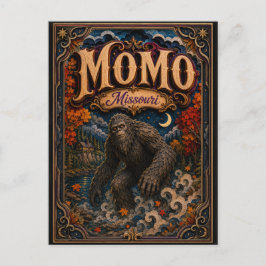 Momo das Missouri-Monster Missouri Popcut Legenden Postkarte
