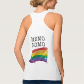 MOMO NOMO Frauenweißtank Tank Top (Rückseite)