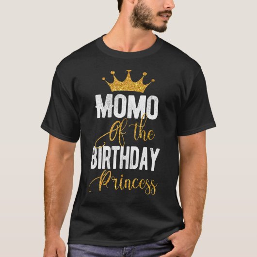 Momo of the Birthday Princess Matching Family T-Shirt (Vorderseite)