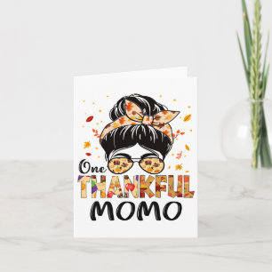 Momo One Thankful Messy Bun Oma Erntedank F Karte