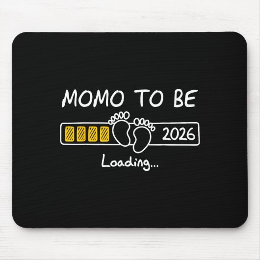Momo To Be 2026 Loading Momo Est 2026 Mousepad (Vorne)