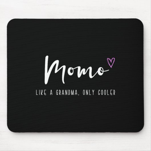 Momo wie eine Oma, nur cooler Muttertag  Mousepad (Vorne)