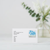 MOMocrats Kartenschablone Visitenkarte (Stehend Vorderseite)