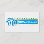 MOMocrats Kartenschablone Visitenkarte (Rückseite)