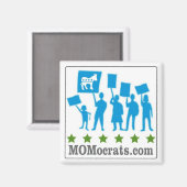 MOMocrats Magnet (Vorderseite/Rückseite)