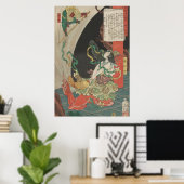 Momokawa Enkoku; Sun Wukong und Rasetsunyo Poster (Heimbüro)