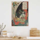 Momokawa Enkoku; Sun Wukong und Rasetsunyo Poster (Küche)
