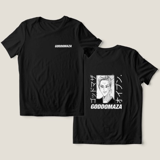 MOMOKO HEAD BW SKETCH Tri-Blend SHIRT (Design Vorderseite & Rückseite)