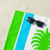 Momona Ananas Hawaiian Striped Tropical - Cool Strandtuch (Beispiel)