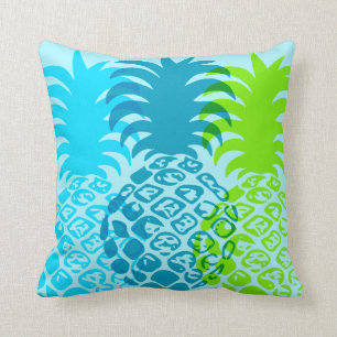 Momona Ananas Hawaiian Tropical Reversibel Kissen
