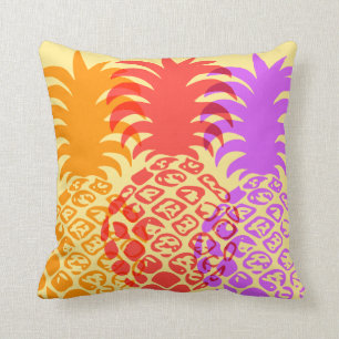 Momona Ananas Hawaiian Tropical Reversibel Kissen