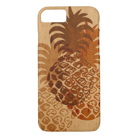 Momona Ananas-hawaiisches tropisches Imitat Case-Mate iPhone Hülle (Rückseite)