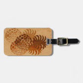 Momona Ananas-hawaiisches tropisches Imitat Gepäckanhänger (Vorderseite horizontal)