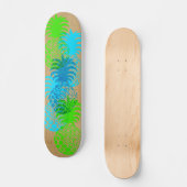 Momona Ananas-hawaiisches tropisches Imitat Skateboard (Vorderseite)