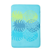 Momona Ananas-hawaiisches tropisches - Turq Badematte (Vorderseite Vertikal)