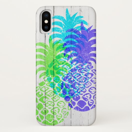 Momona beunruhigte das hawaiische hölzerne Case-Mate iPhone hülle (Rückseite)