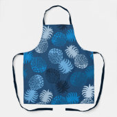 Momona Hawaiian Tropical Pineapine - Blues Schürze (Vorderseite)