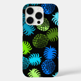 Momona Hawaiian Tropical Pineapple Blue iPhone 16 Pro Hülle
