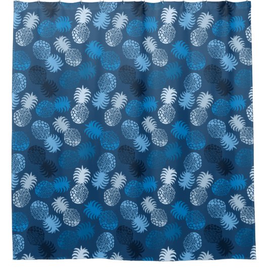 Momona Hawaiian Tropical Pineapse Duschvorhang (Vorderseite)