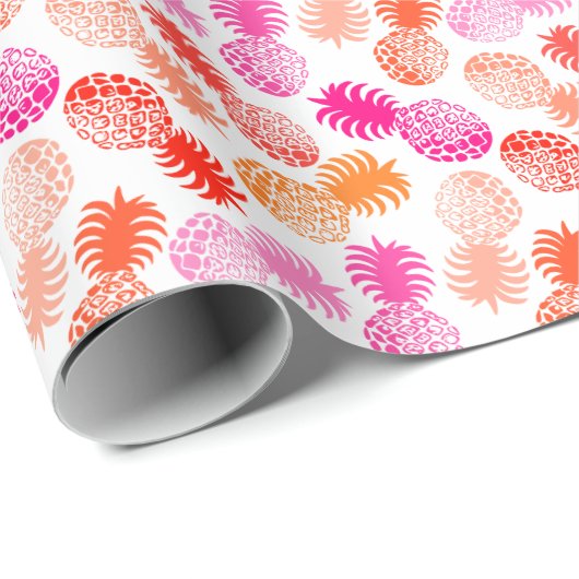 Momona Hawaiian Tropical Pineapse Geschenkpapier (Rolleneckpunkt)