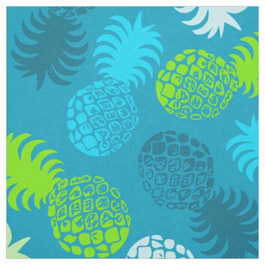 Momona Hawaiian Tropical Pineapse Stoff (Muster)