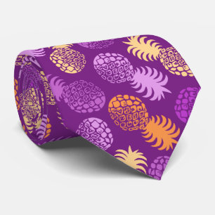 Momona Hawaiian Tropischer Ananas Krawatte