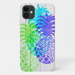 Momona Hawaiianische Ananas Faux-Holz bedrängt Case-Mate iPhone Hülle