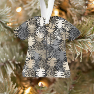 Momona Hawaiianisches Tropen-Pineapple Aloha-Shirt Ornament