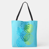 Momona Pineapan Hawaiian Reversible Beach Bag Tasche (Rückseite)
