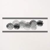 Momona Pineapard Striped Hawaiian Reversible Yogamatte (Vorderseite (Horizontal))