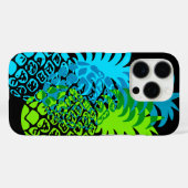 Momona Pineaple Hawaiian Tropical Aquamarin Case-Mate iPhone Hülle (Rückseite (Horizontal))