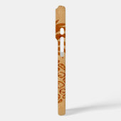 Momona Pineaple Hawaiian Tropical Imitats Holz Case-Mate iPhone Hülle (Rückseite / Links)