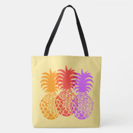 Momona Pineappel Tropical Trio Hawaiian Beach Bag Tasche